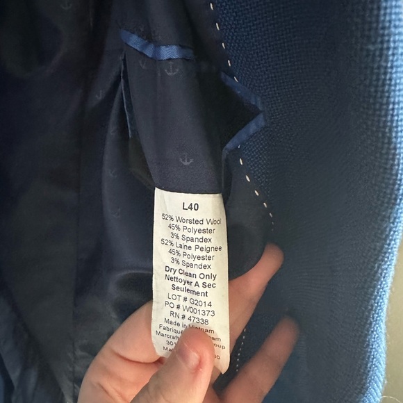 Tommy Hilfiger Men’s Blue Blazer Sport Coat - Picture 13 of 14